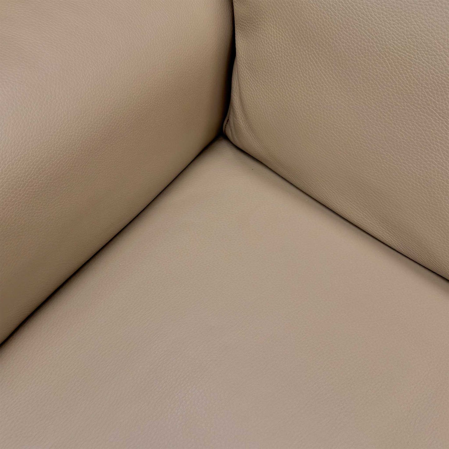 Nicoletti ‘Vito’ Botero Taupe 2152 Leather 3 Seater Sofa