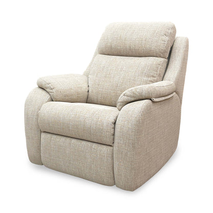 G Plan ‘Kingsbury C030 Kampala Beige Power Recliner Chair with Power Headrest and Power Lumbar
