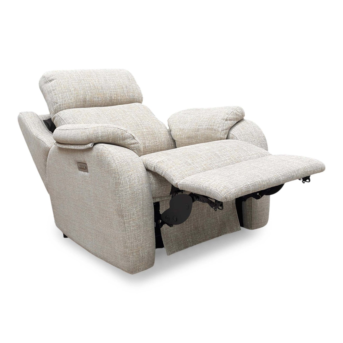 G Plan ‘Kingsbury C030 Kampala Beige Power Recliner Chair with Power Headrest and Power Lumbar