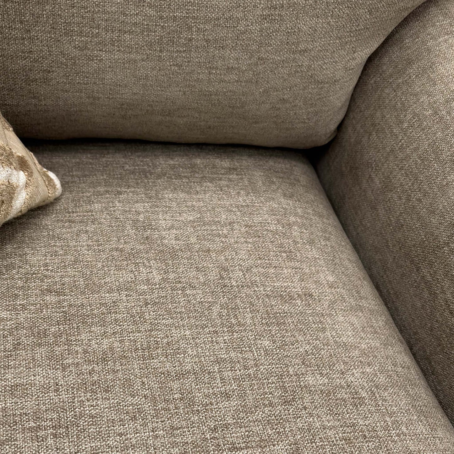 'Jackson’ Mink Fabric Armchair