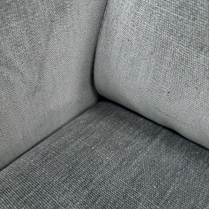 ‘Gisella' Manhattan Charcoal Linen Fabric Power Recliner Chair with Power Headrest