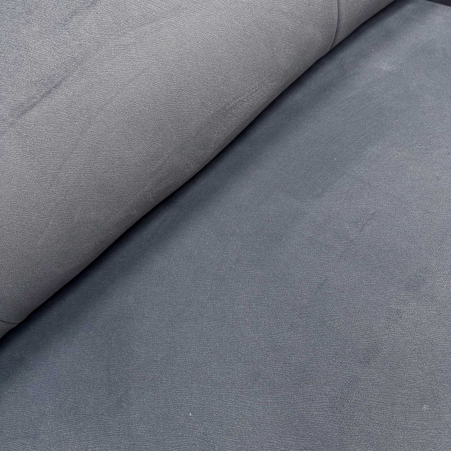 'Genius’ Bella Iron Grey 43460 Velvet 3 Seater Power Recliner Media Sofa with Power Headrest, Power Lumbar and Heated Seats