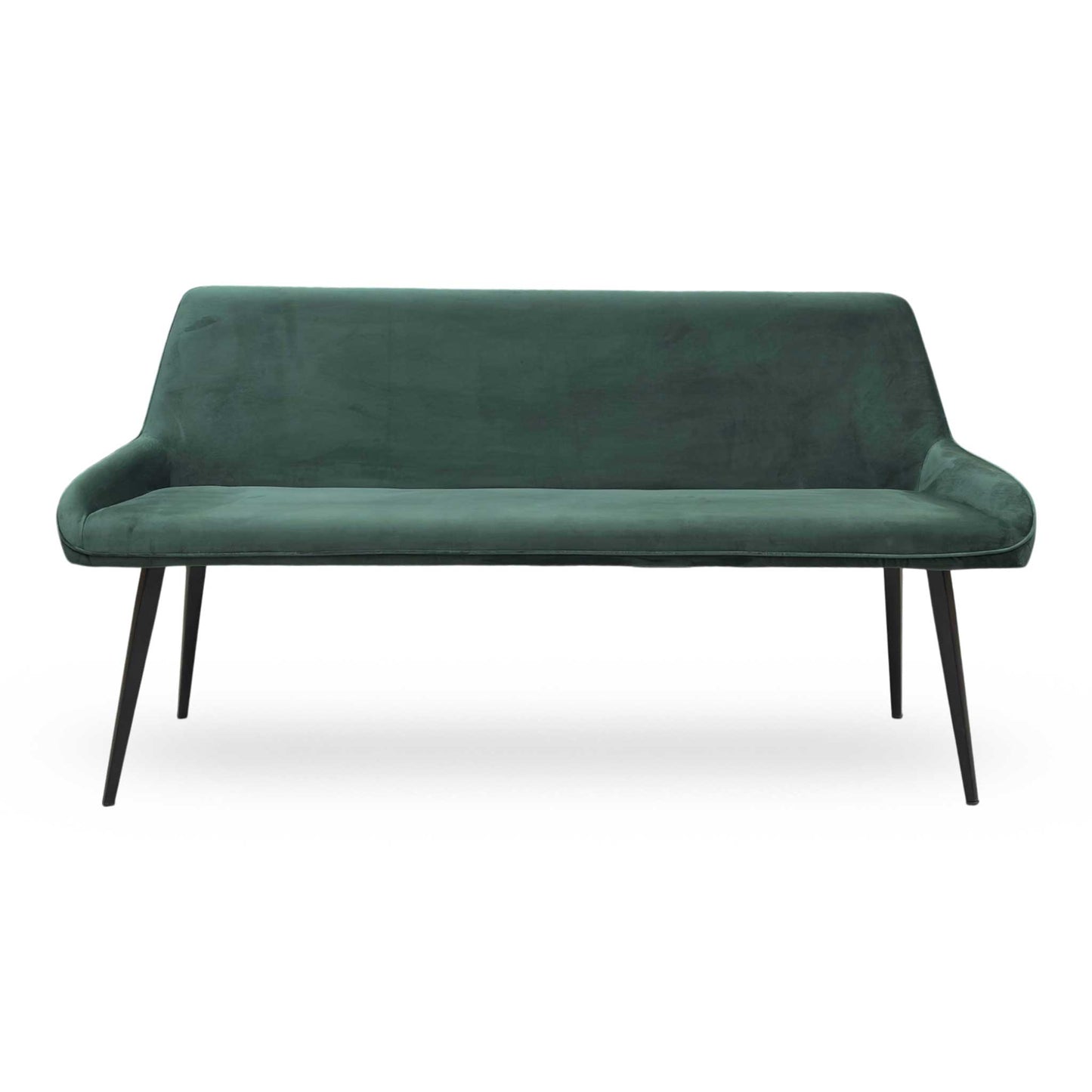 ‘Saigon’ Forest Green Velvet Dining Bench