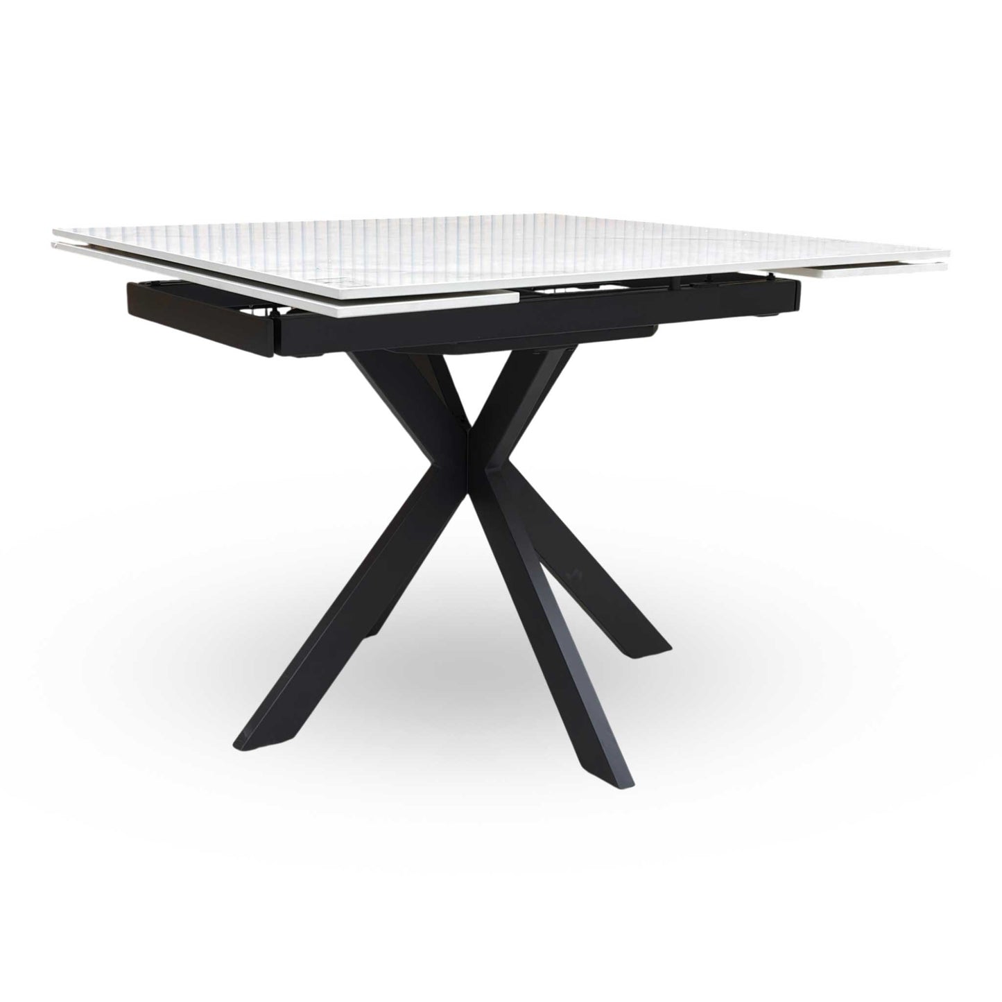 ‘Clio’ Ceramic Top 100cm Draw Leaf Extending Dining Table