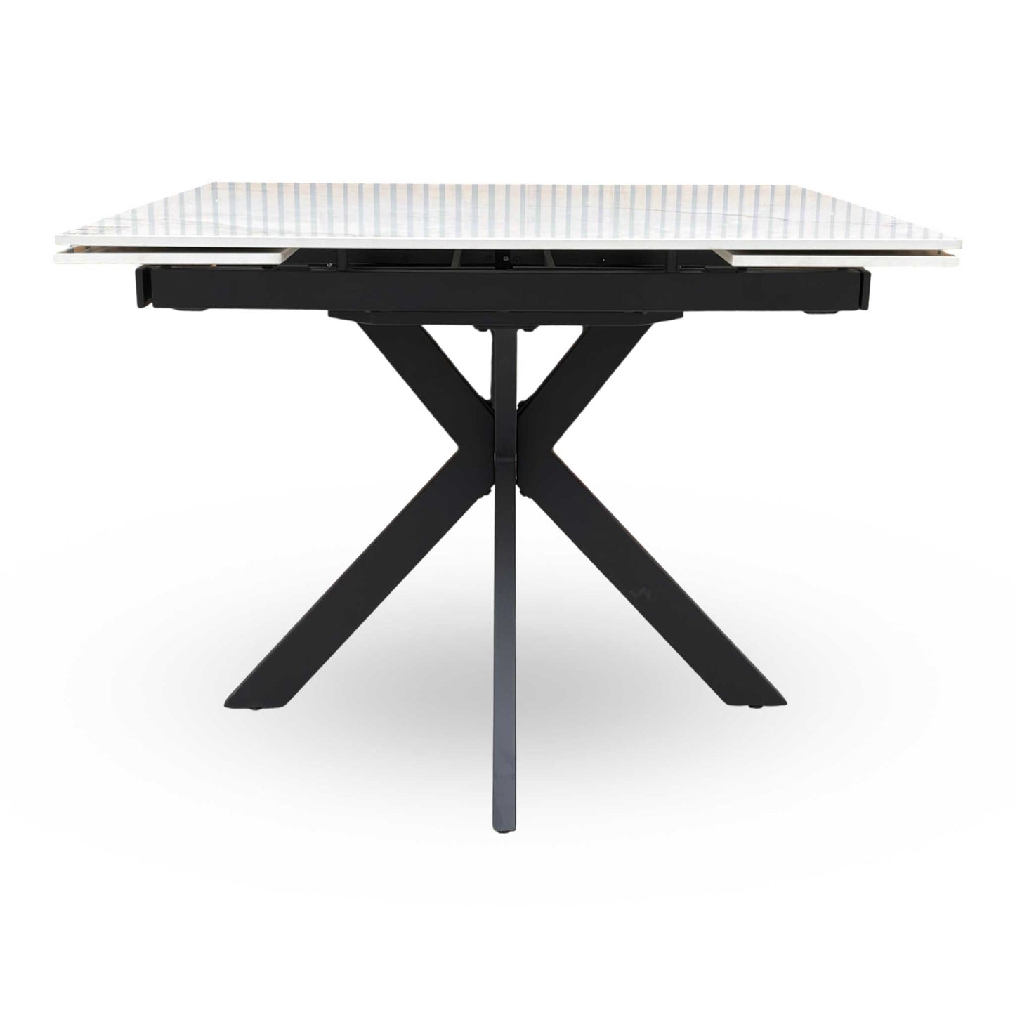 ‘Clio’ Ceramic Top 100cm Draw Leaf Extending Dining Table