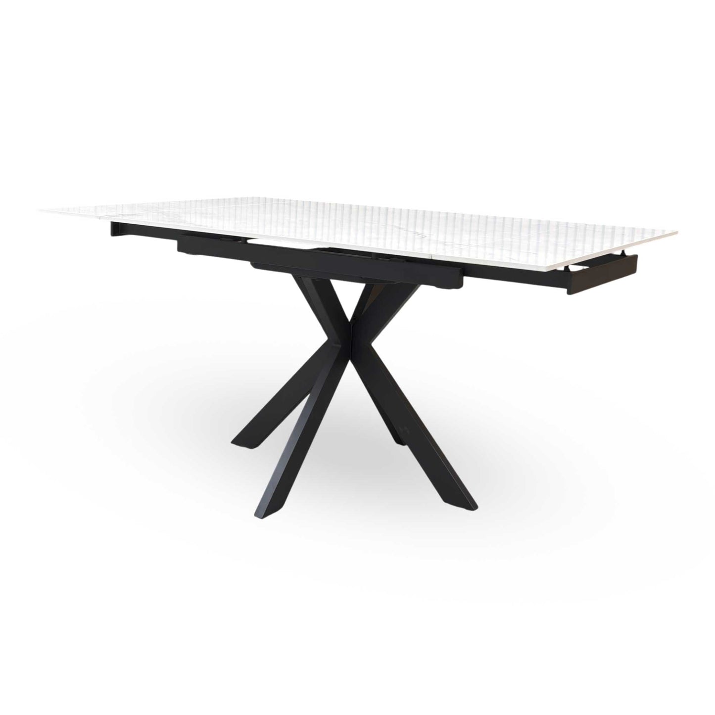 ‘Clio’ Ceramic Top 100cm Draw Leaf Extending Dining Table
