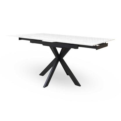 ‘Clio’ Ceramic Top 100cm Draw Leaf Extending Dining Table