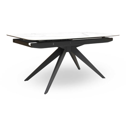 ‘Carrera’ Ceramic Top 180cm Pop Up Extending Dining Table