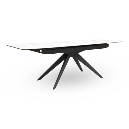 ‘Carrera’ Ceramic Top 180cm Pop Up Extending Dining Table