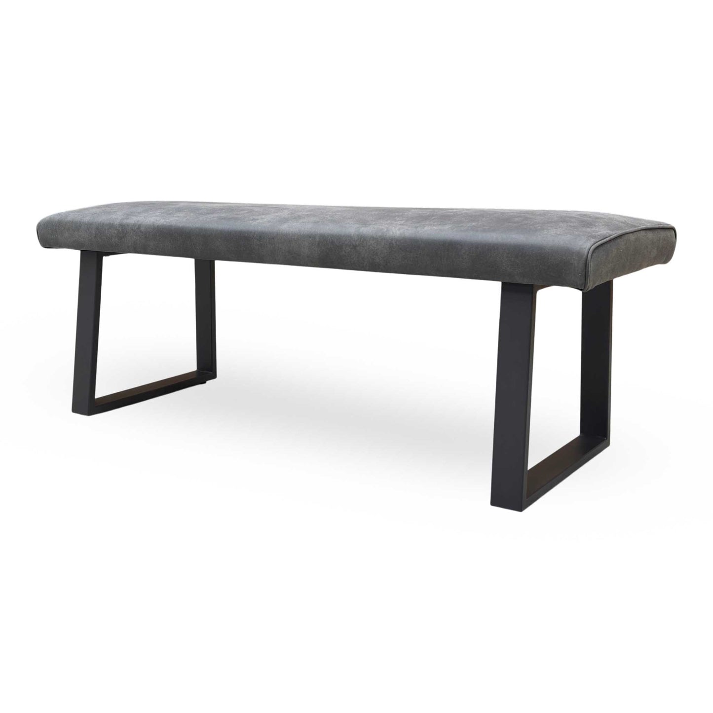 ‘Hugo’ Grey Fabric Dining Bench