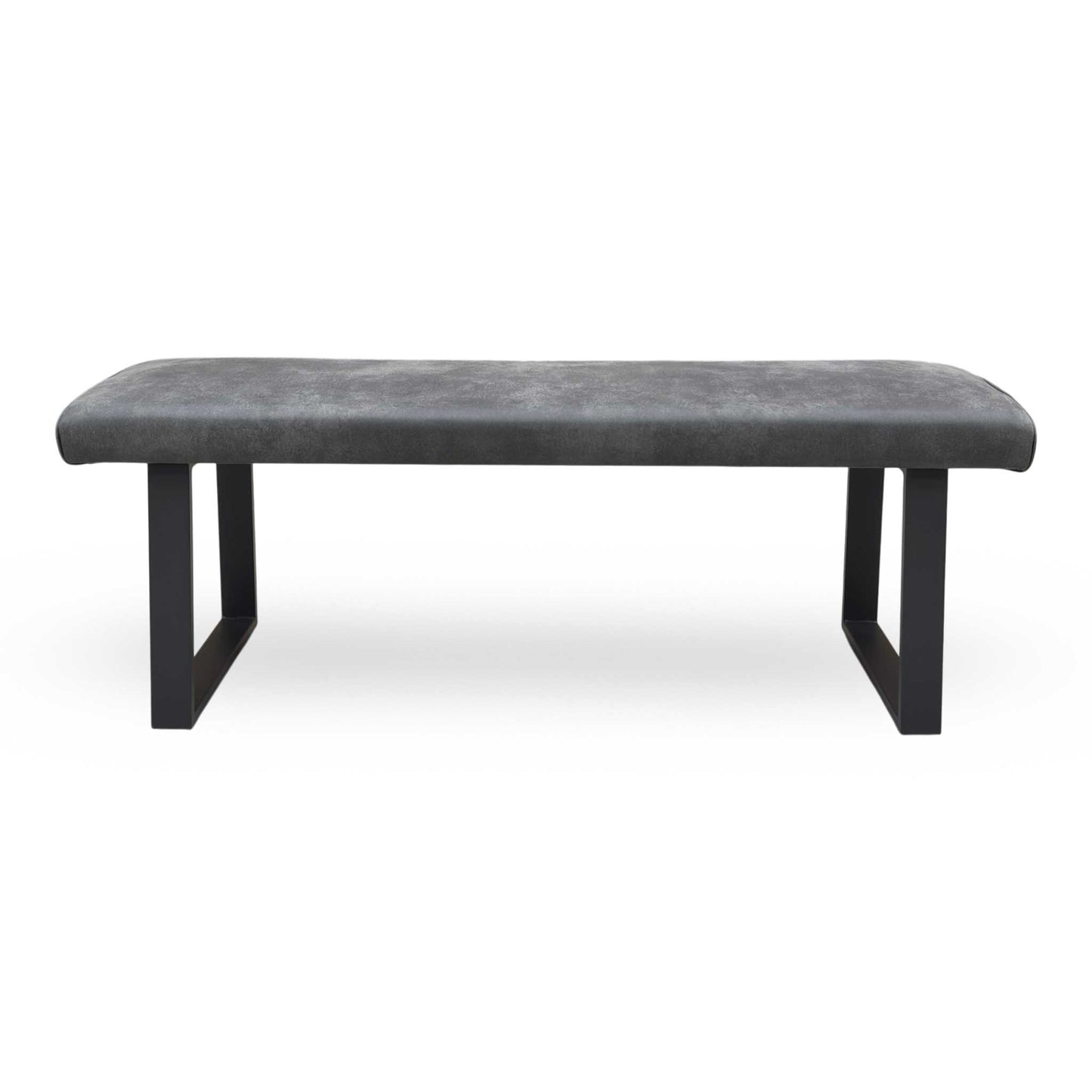 ‘Hugo’ Grey Fabric Dining Bench
