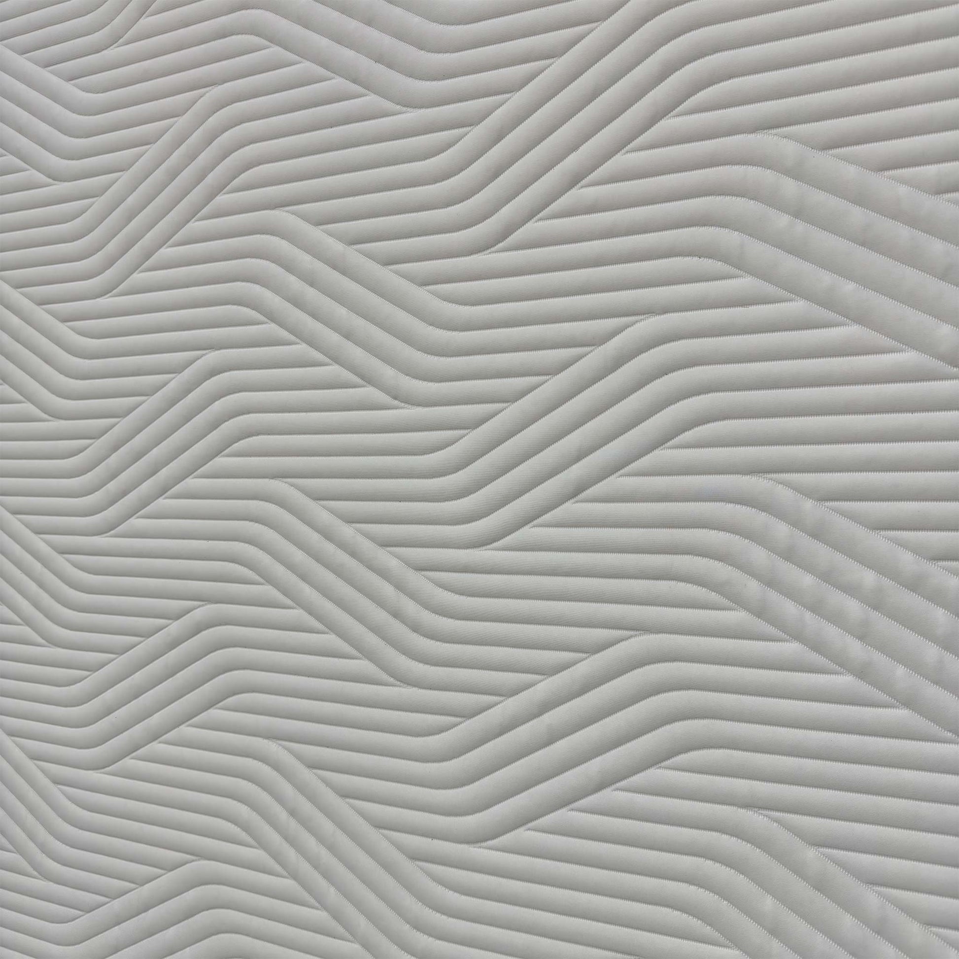 Close-up of the textured QuickRefresh™ fabric, highlighting the breathable weave and the premium zipper detail.