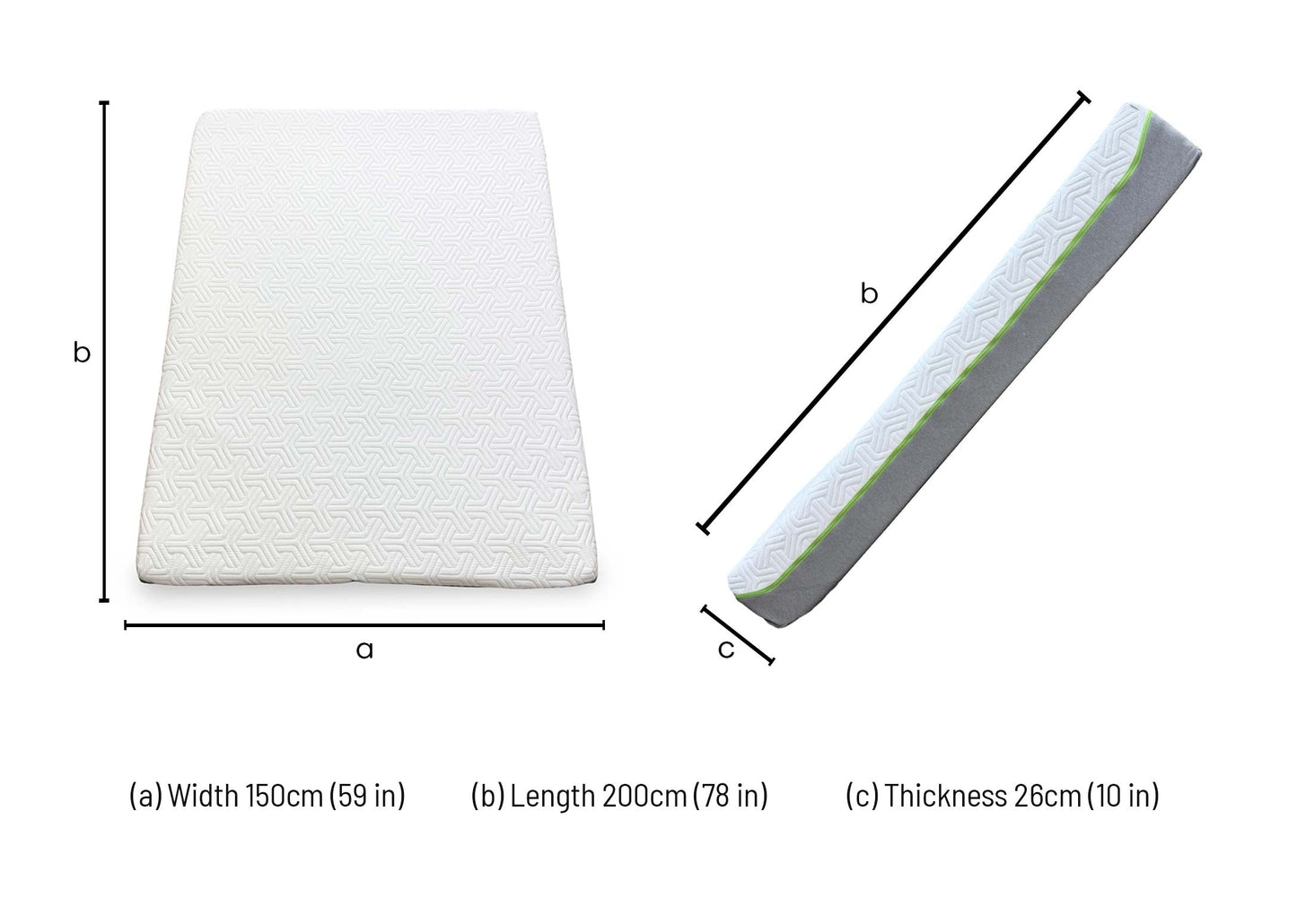 TEMPUR Hybrid Elite Medium Firm Tension Hypoallergenic Memory Foam Mattress - King