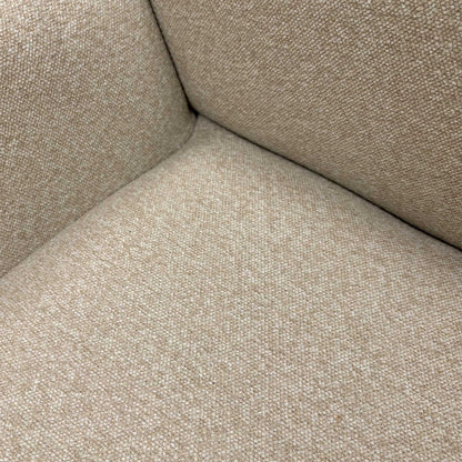 ‘Mirage’ Neutral Fabric Swivel Dining Arm Chairs - Set of 2 – view 5