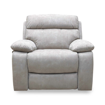 ‘Moreno’ Bfa-Blj-R946 Silver Suede Fabric Lift and Rise Recliner Chair