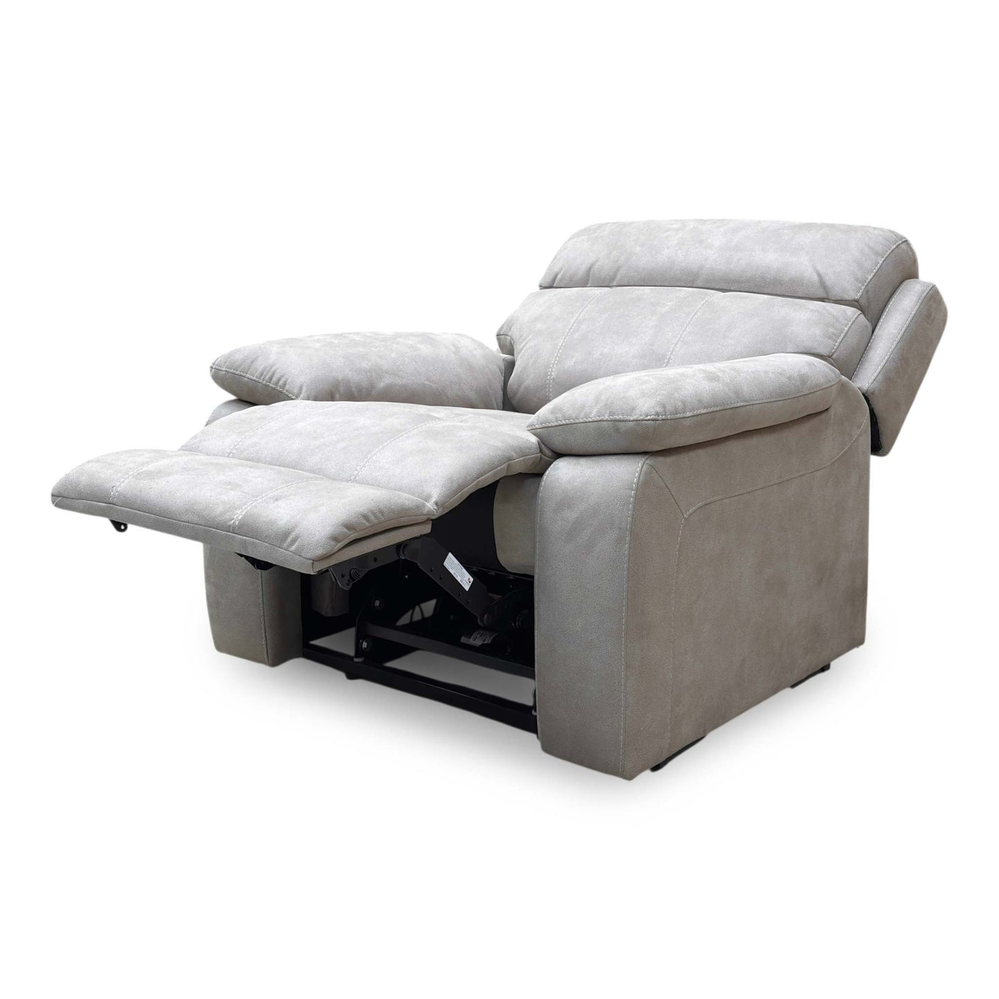 ‘Moreno’ Bfa-Blj-R946 Silver Suede Fabric Lift and Rise Recliner Chair