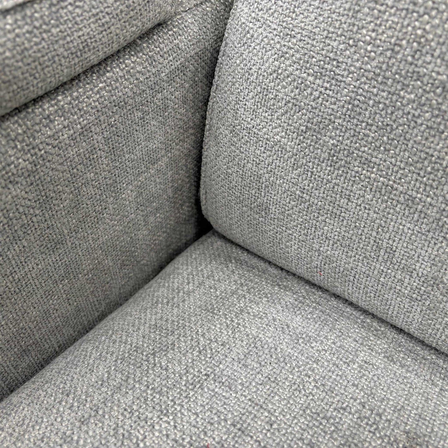 ‘Inca’ Anivia Light Grey Woven Fabric 3 Seater Power Recliner Sofa with Pop Up Light Console and Power Headrests
