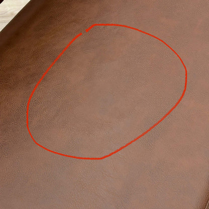 ‘Venus’ Tan Brown Faux Leather Left Hand Facing Corner Bench