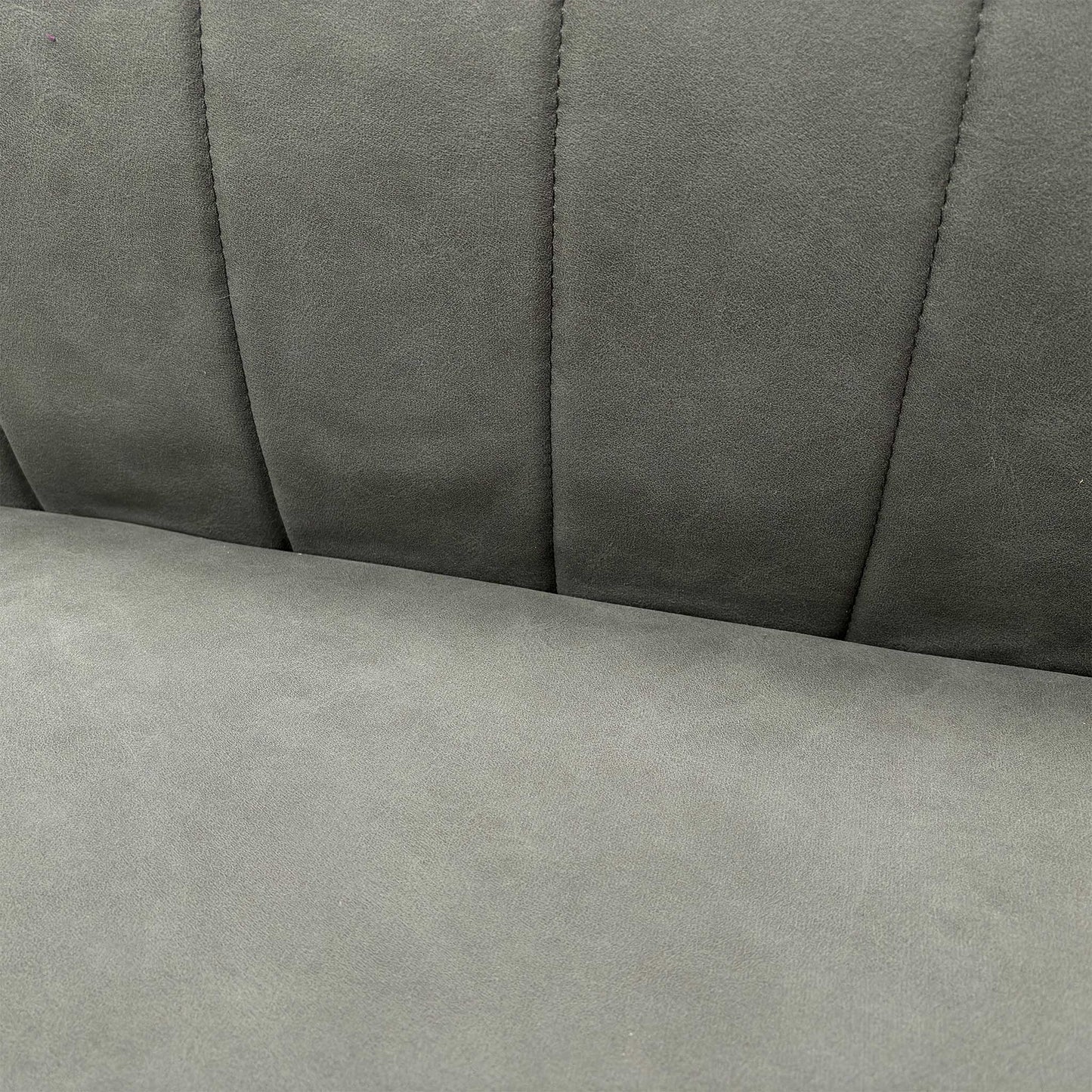 ‘Grigio’ Grey Fabric High Back Dining Bench