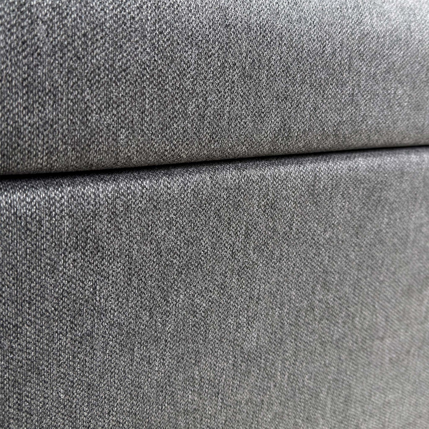 ‘Capella’ Orkney Charcoal Fabric Headboard + Divan Base - Single