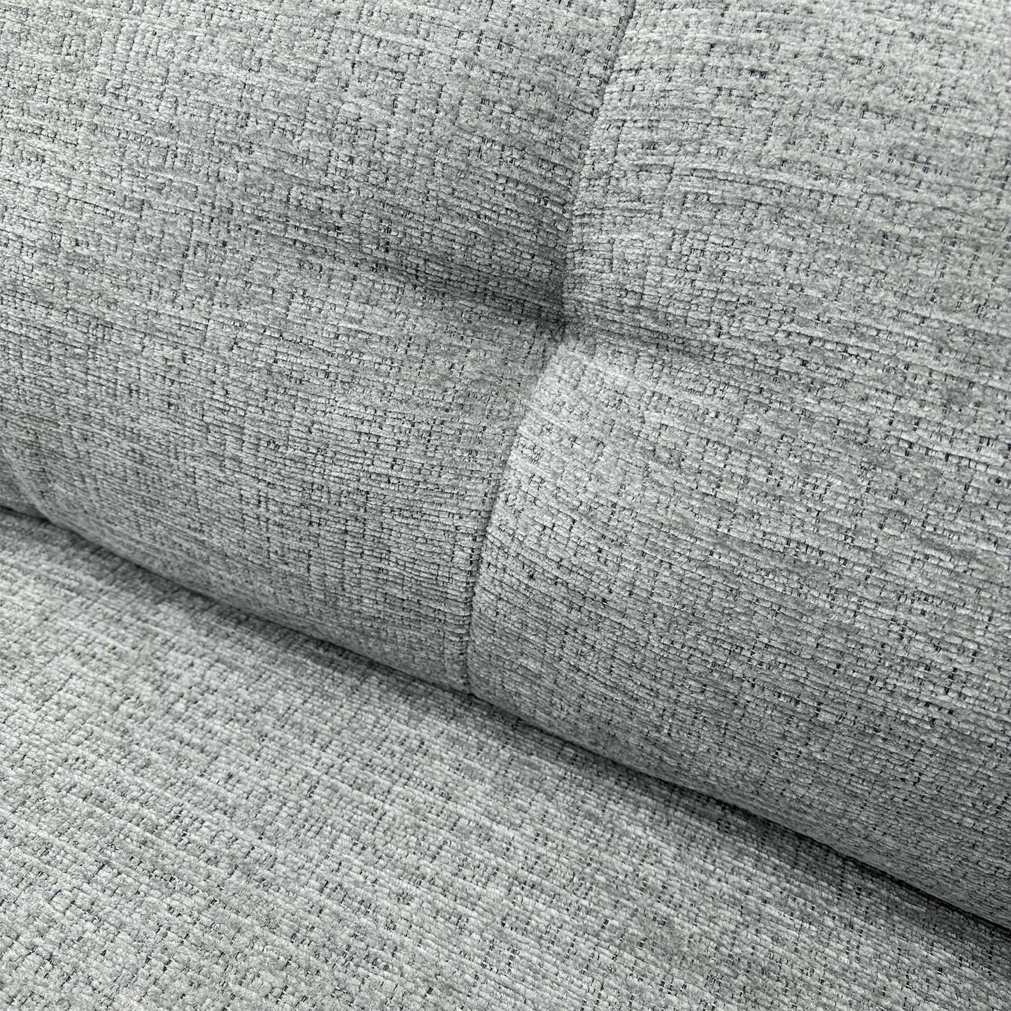 ‘Ontario’ Grey Fabric Power Recliner Right Hand Facing Open End Chaise Sofa