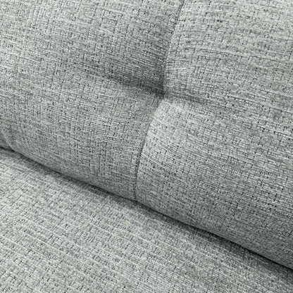 ‘Ontario’ Grey Fabric Power Recliner Right Hand Facing Open End Chaise Sofa