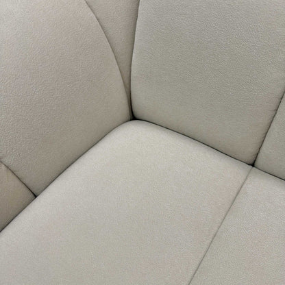 ‘Waldorf’ Light Grey Fabric 3 Seater Sofa