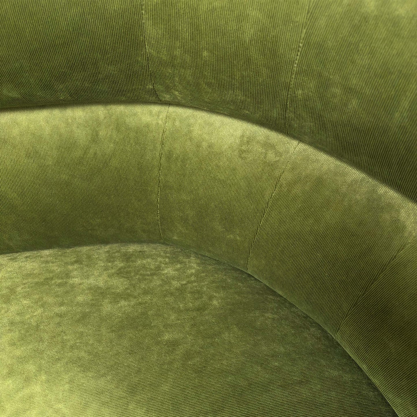 ‘Fitzrovia’ Leaf Green Linen Fabric Accent Swivel Chair