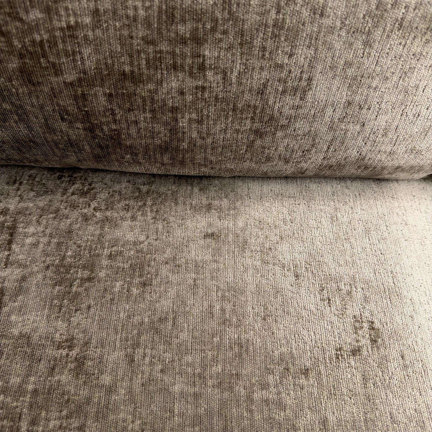 ‘Chalfont’ Adele Biscuit Brown Linen Fabric 3 + 2 Seater Sofa Set