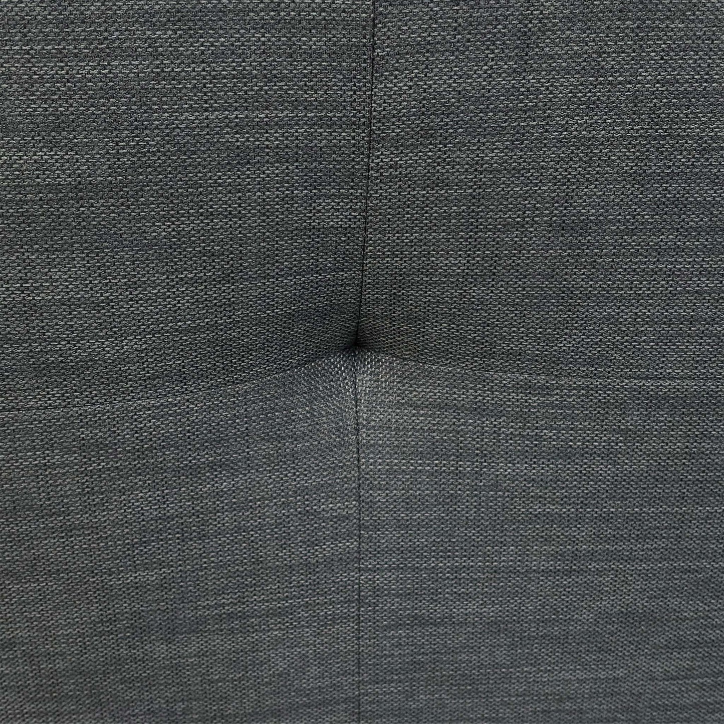 Close-up of the Slate Grey fabric, highlighting the durable weave texture and the precision stitching on the headboard panel.