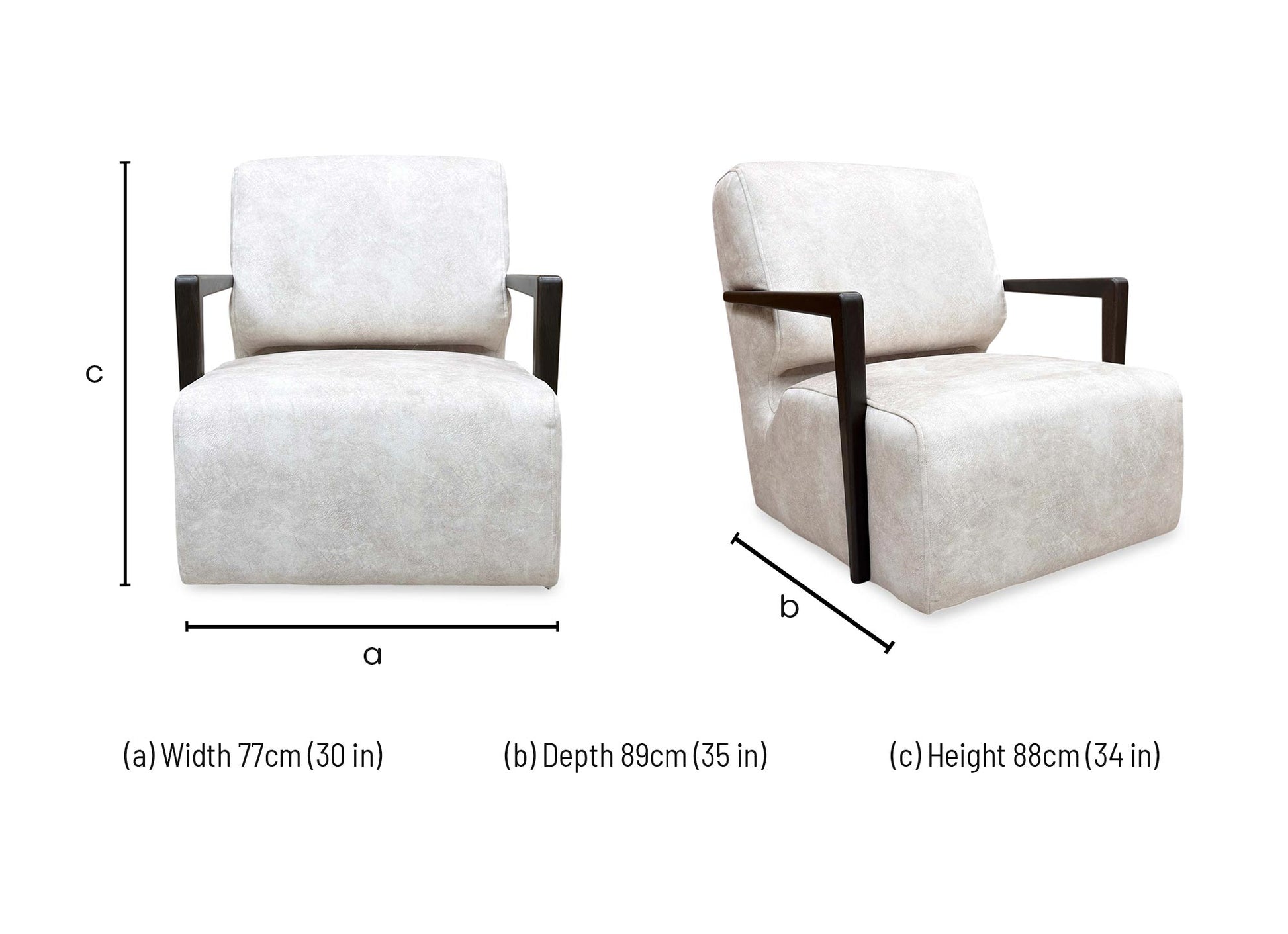 ‘Aura’ Kenzo Cream Dw Swivel Chair - product photo 6