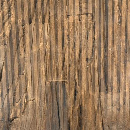 Close-up shot of the natural wooden tabletop, highlighting the rich organic grain patterns, smooth finish, and premium craftsmanship.