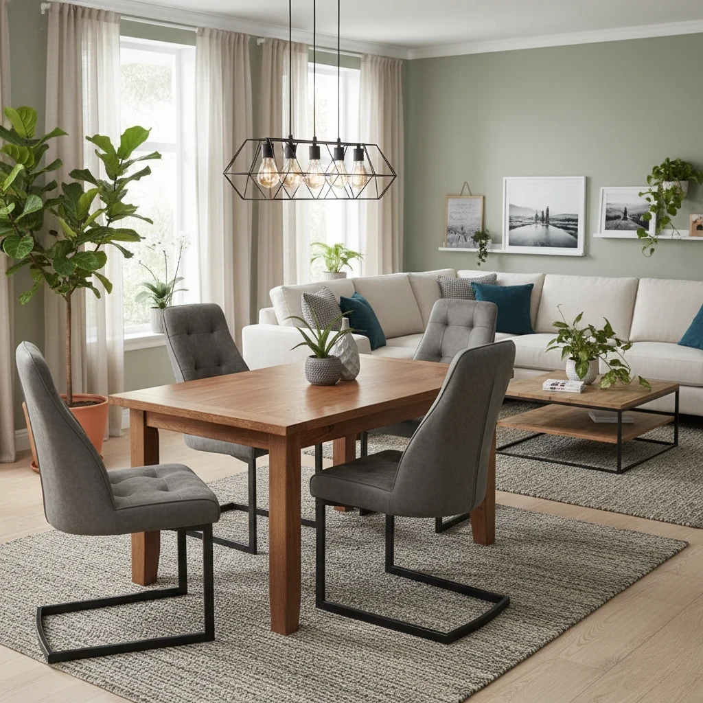 Detailed close-up of the suede fabric upholstery in Charcoal Grey, showing the texture and understated buttoning detail.