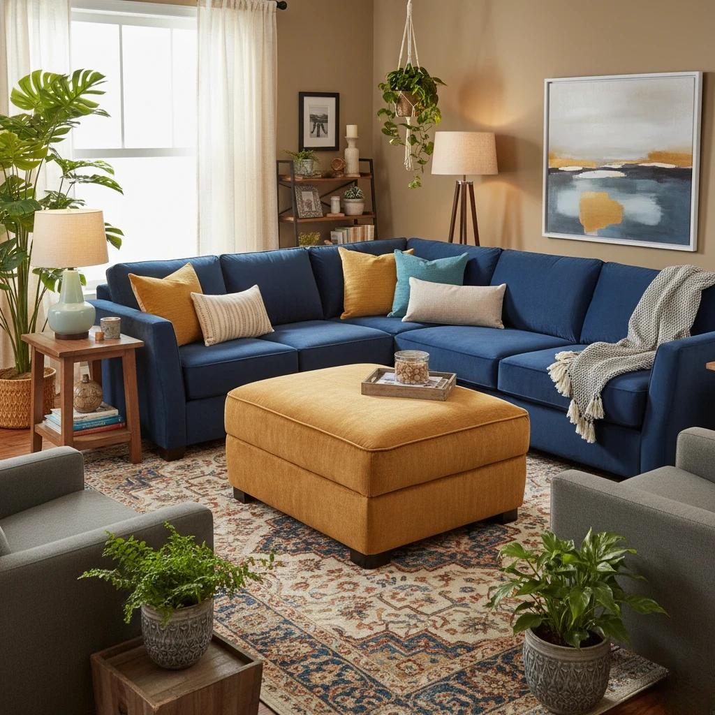 Detail shot of the top cushioning, featuring high-elasticity foam wrapped in fibre over serpentine springs for comfort.