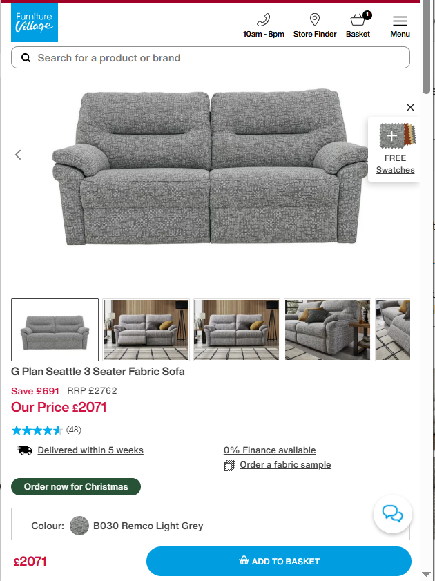 Price comparison