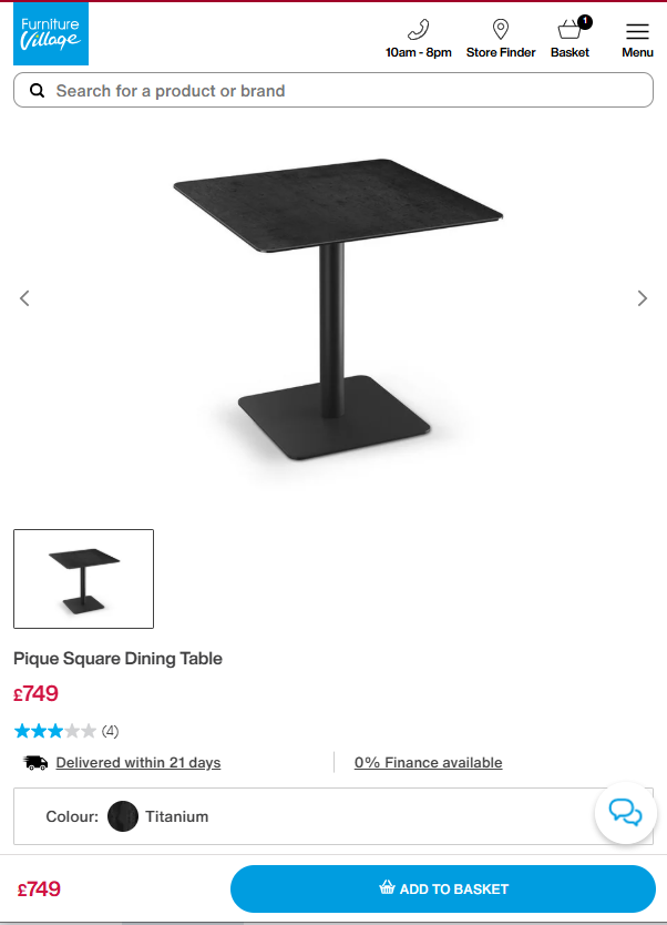 Price comparison