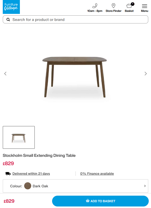 Price comparison
