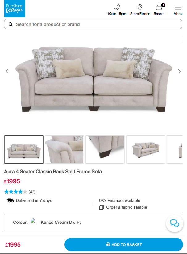 Price comparison