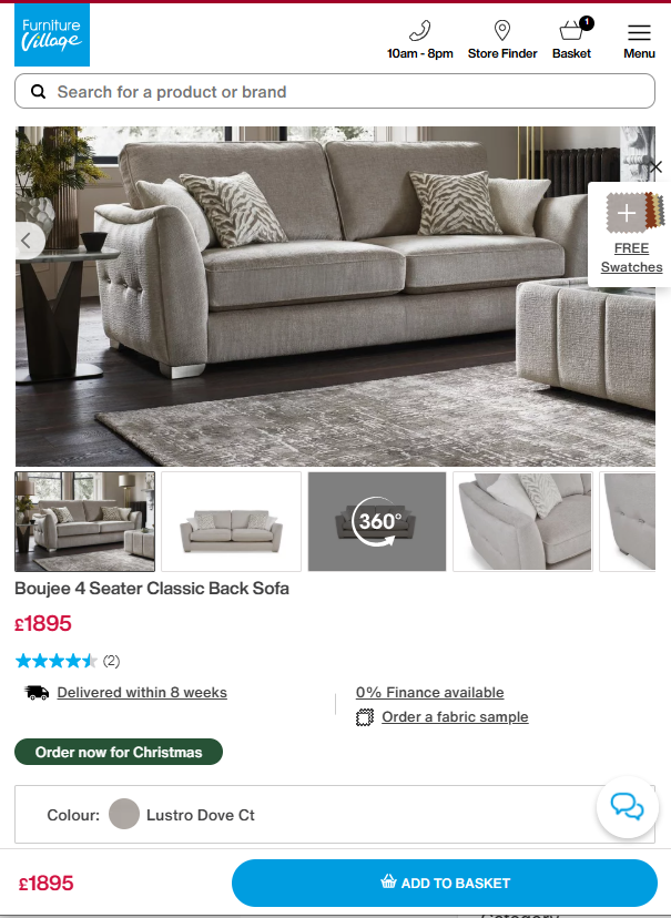 Price comparison