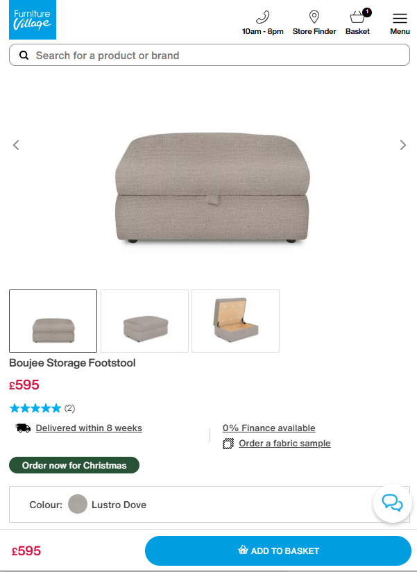 Price comparison