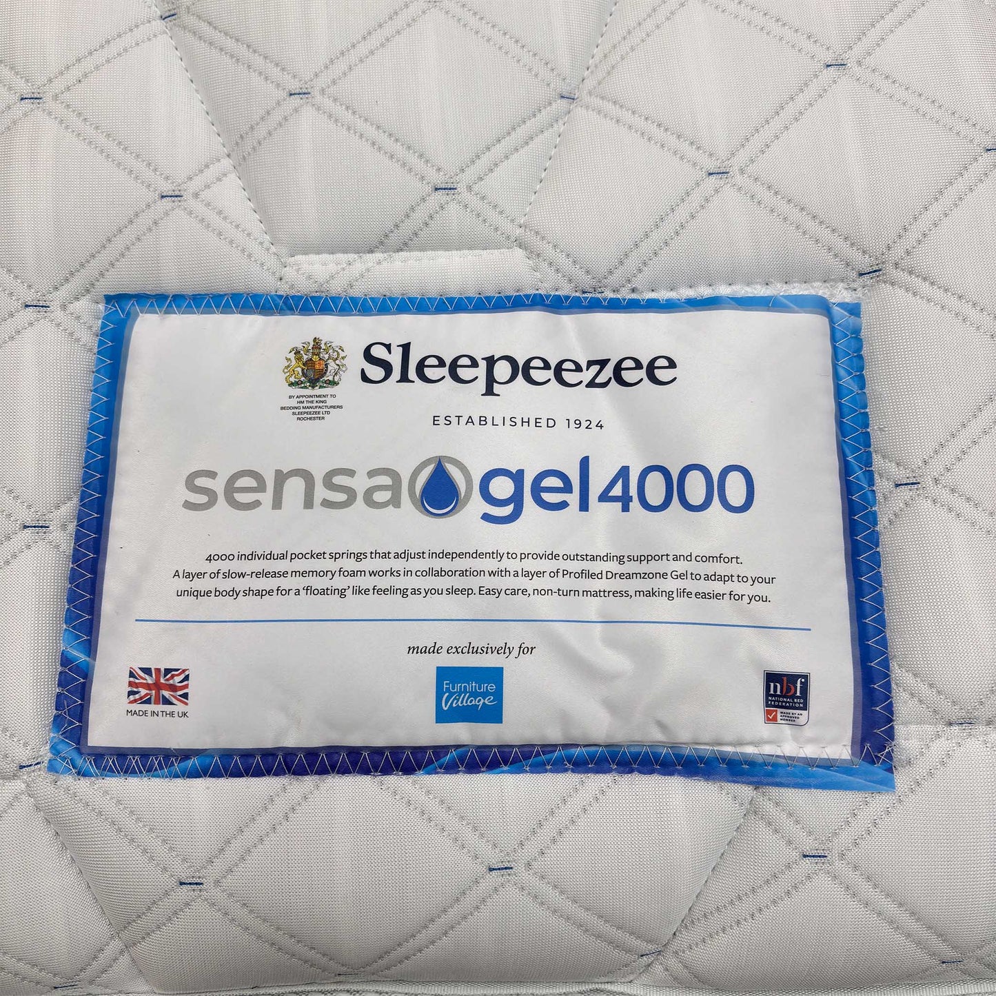 Sleepeezee Sensagel 4000 Mattress - King
