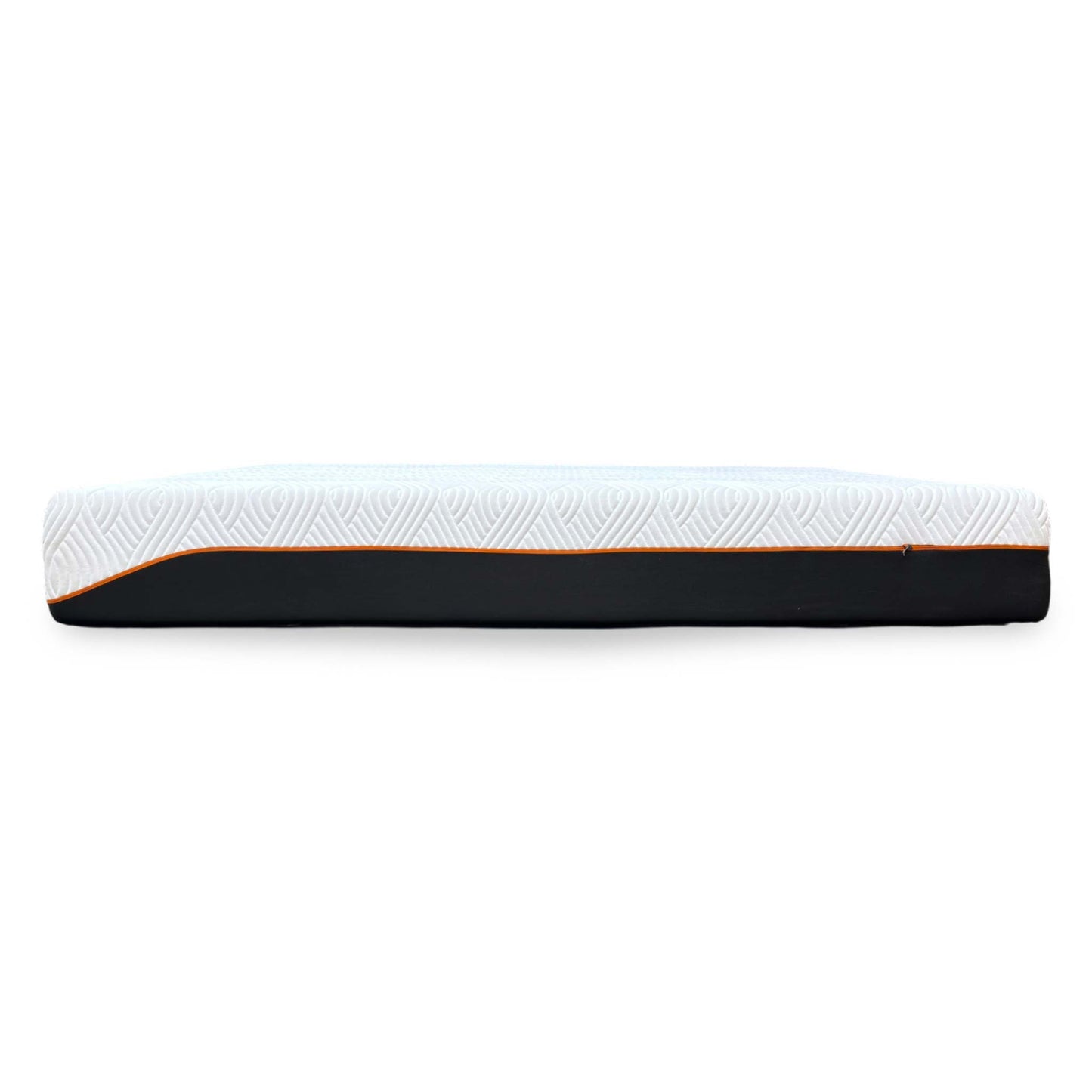 Side profile view of the Dormeo Octaspring Hybrid Super King mattress, emphasizing its premium depth, structured edge-to-edge support walls, and tailored fabric finish.