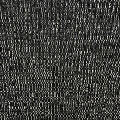 Close-up shot of the Charcoal Grey fabric on the ‘Halstow’ sofa, showcasing the tight textured basketweave pattern, premium tailored seams, and resilient multi-tonal fibers.