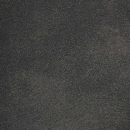Close-up shot of the Charcoal Grey fabric on the ‘Warrior’ chair, showcasing the neat vertical column stitching, premium tailored edges, and soft, durable textured weave.