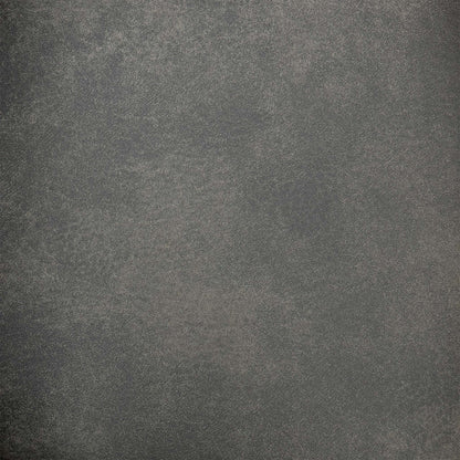 Close-up shot of the Charcoal Grey fabric on the ‘Warrior’ chair, showcasing the neat vertical column stitching, premium tailored edges, and soft, durable textured weave.