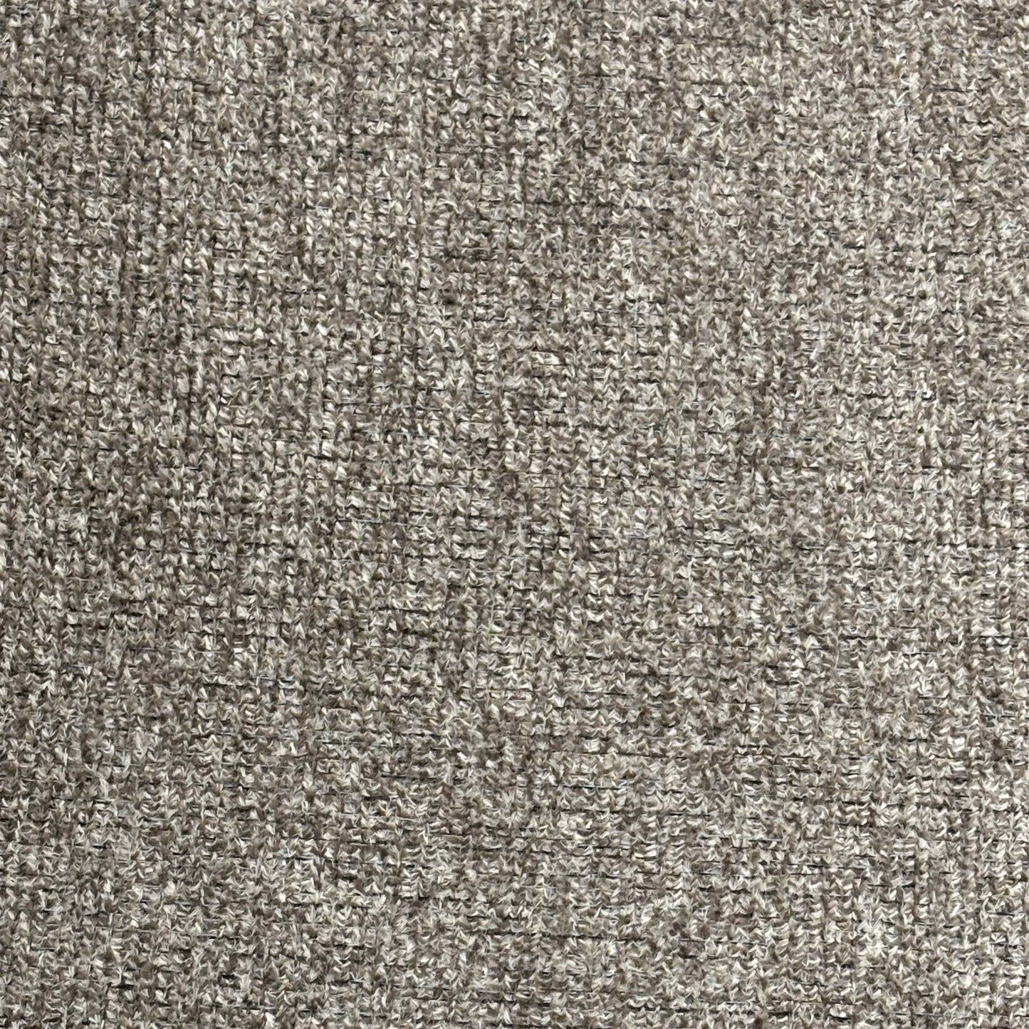Close-up shot of the Truffle Brown fabric on the ‘Tiber’ chair, showcasing the neat vertical column stitching, premium tailored edges, and soft, durable textured weave.