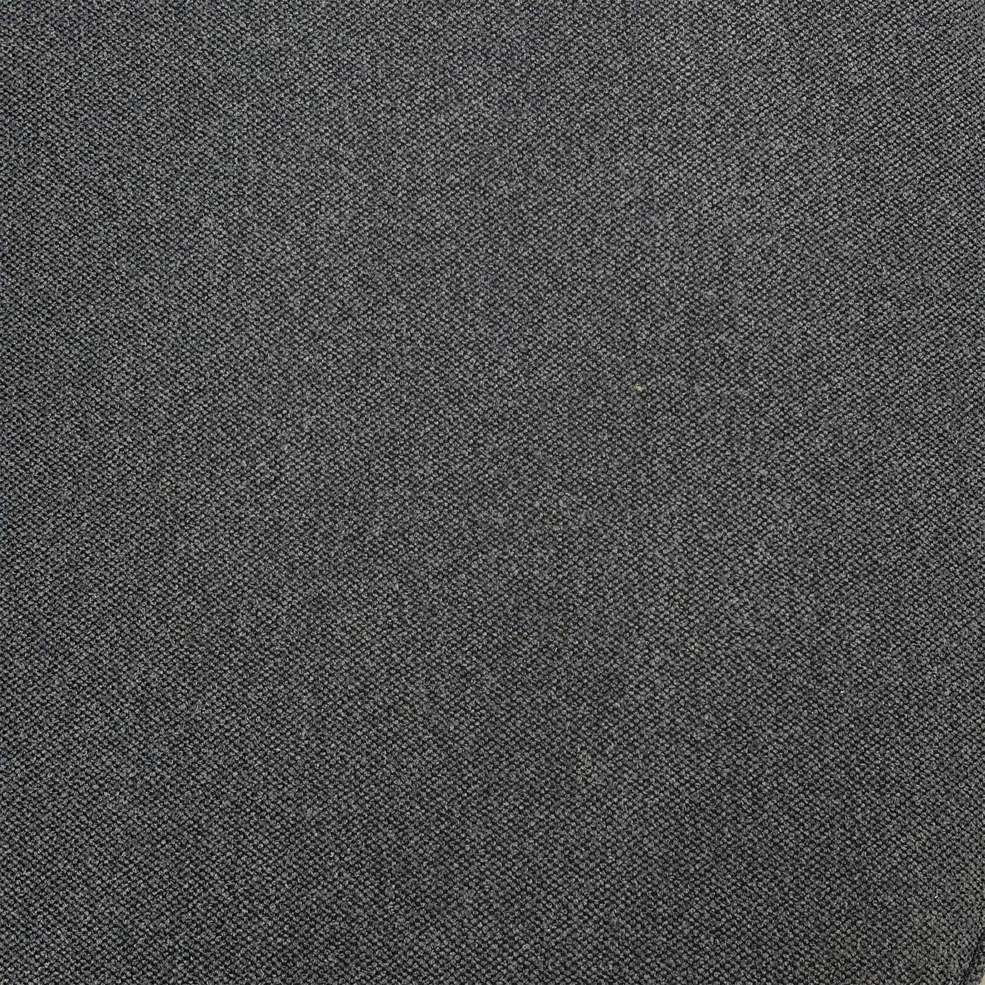 Close-up shot of the grey fabric on the ‘Carrera’ chair, showcasing the intricate diamond quilting pattern, premium tailored stitching, and resilient textured weave.