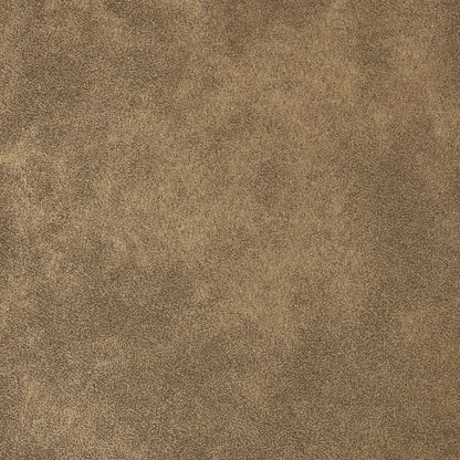 Close-up shot of the Taupe Cowboy fabric on the ‘Augusta’ dining chair, showcasing the intricate diamond quilting pattern, premium contrast stitching, and rugged, distressed faux-leather finish.