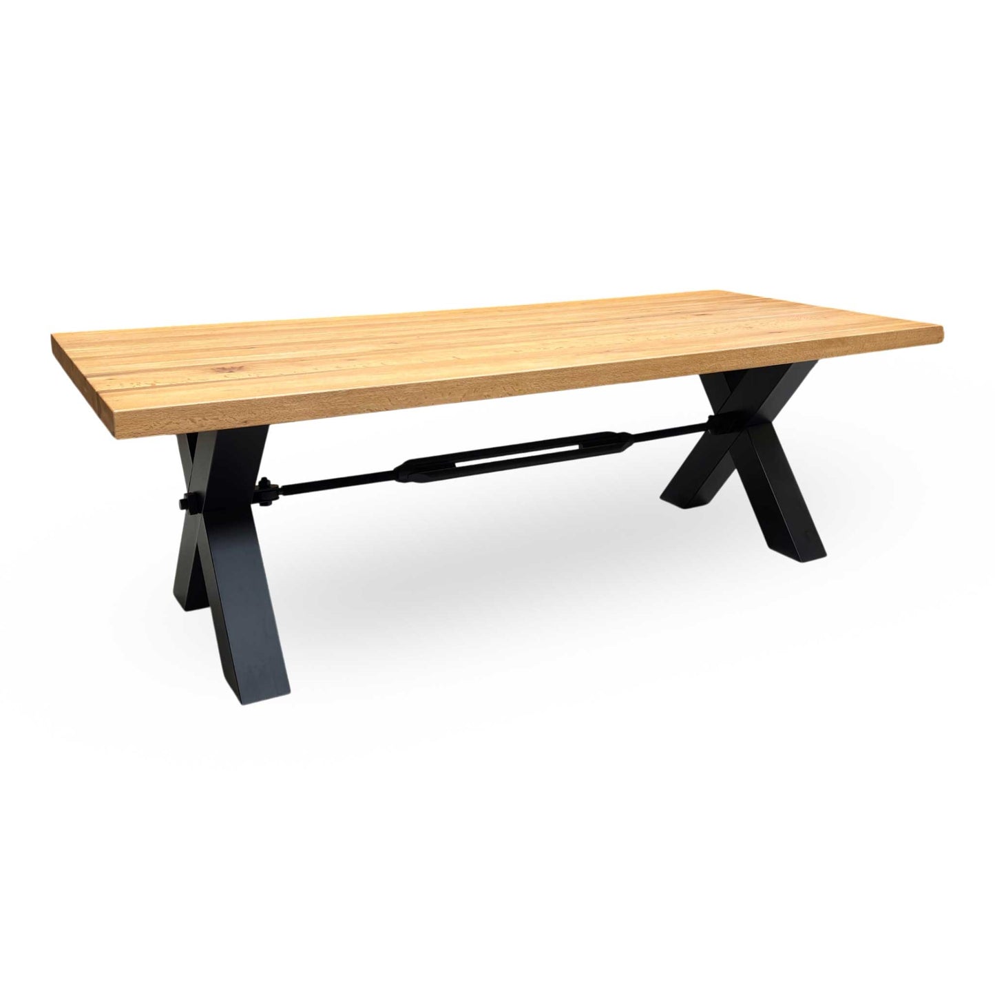 Bodahl ‘Terra’ 1 Oil Solid Oak 240cm Dining Table with Metal Star Base