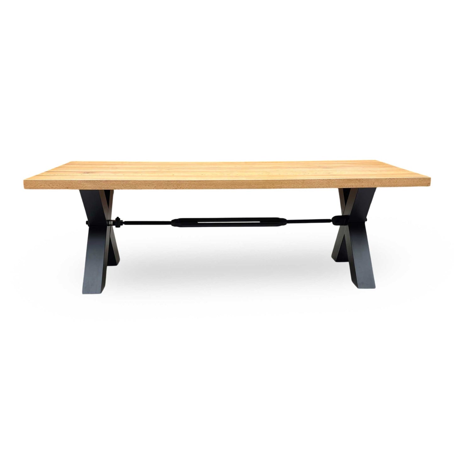 Bodahl ‘Terra’ 1 Oil Solid Oak 240cm Dining Table with Metal Star Base
